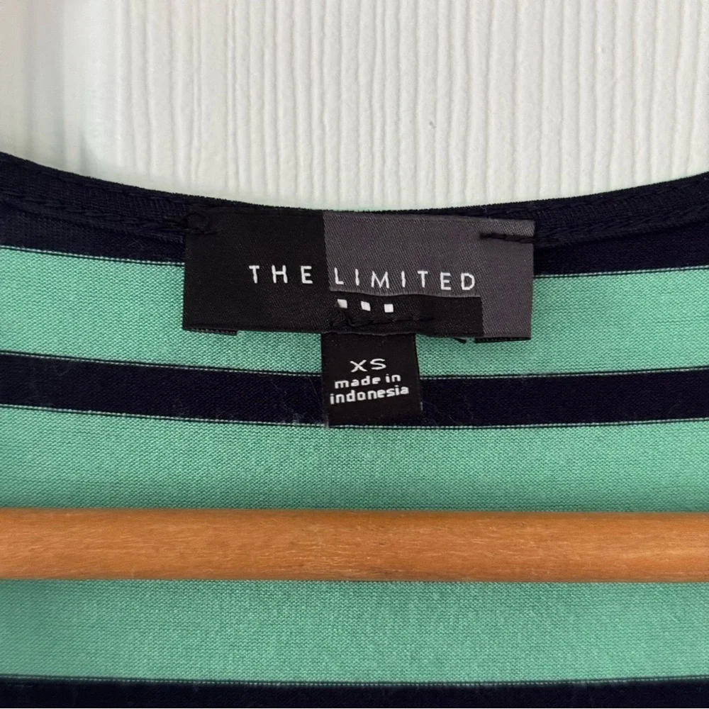 The Limited Striped Green Maxi Dress